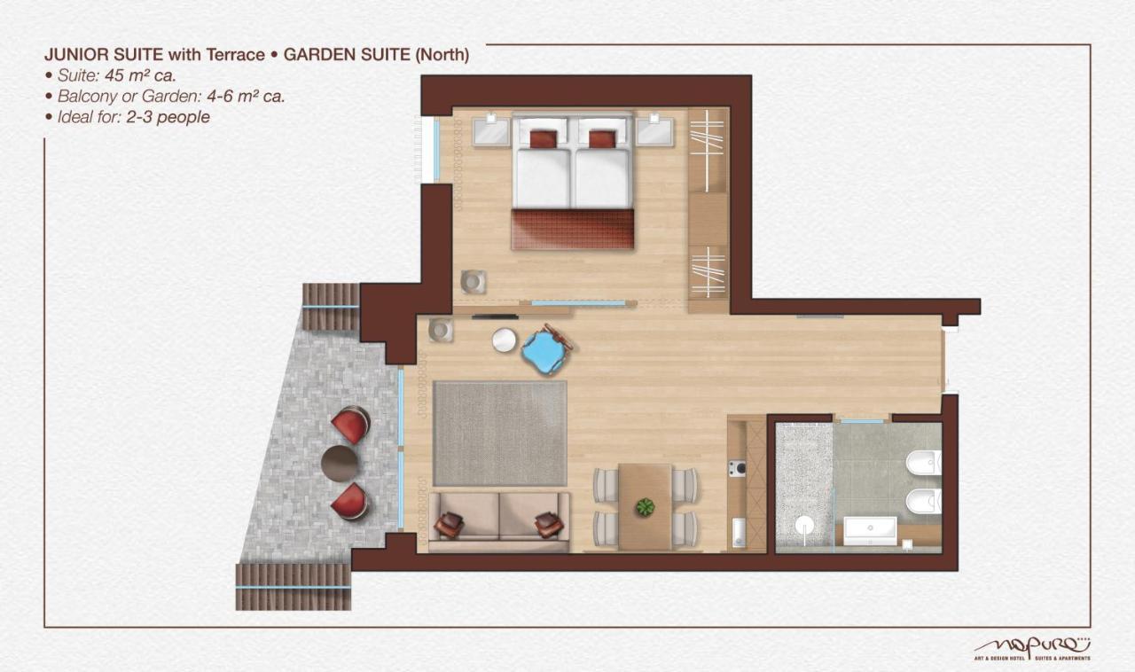 Art & Design Hotel Napura Terlano Ngoại thất bức ảnh