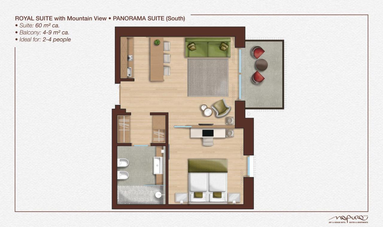 Art & Design Hotel Napura Terlano Ngoại thất bức ảnh